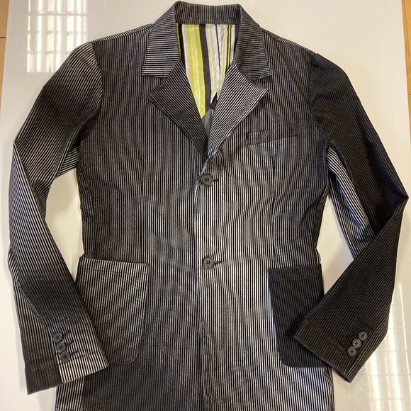 Custom Tailored Casual / Sports Jacket (black / silver) - Picture 1 of 6
